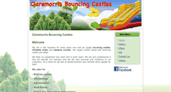Desktop Screenshot of claremorrisbouncingcastles.com